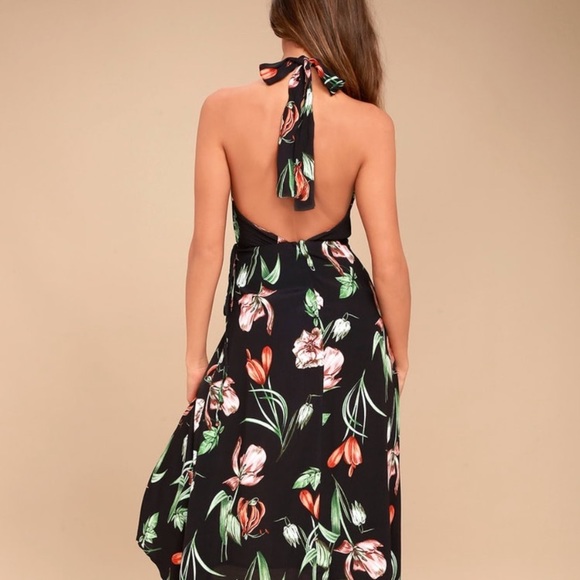 ASTR The Label Luciana Floral Wrap Dress - Picture 3 of 15